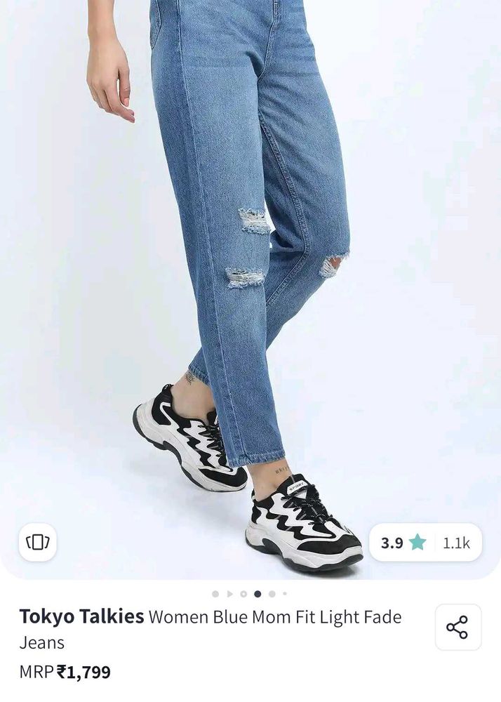 Tokyo Talkies Mom Fit Jeans