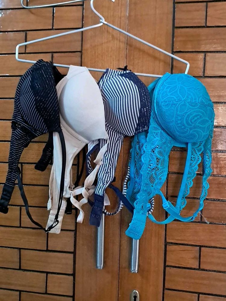 Combo Of Four Imported Fabric Bra