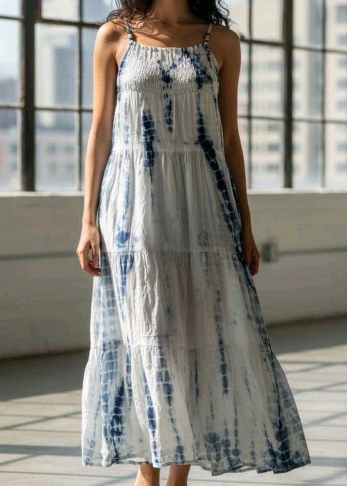 Tie-Dye Sleeveless Dress