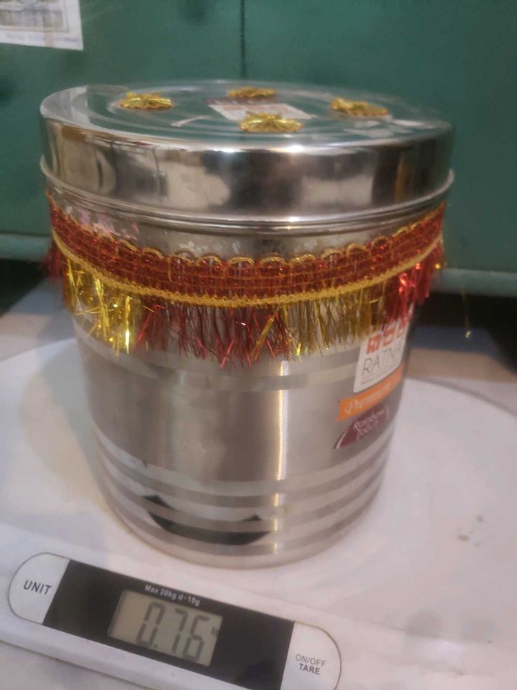 New Ununed Stainless Steel Container