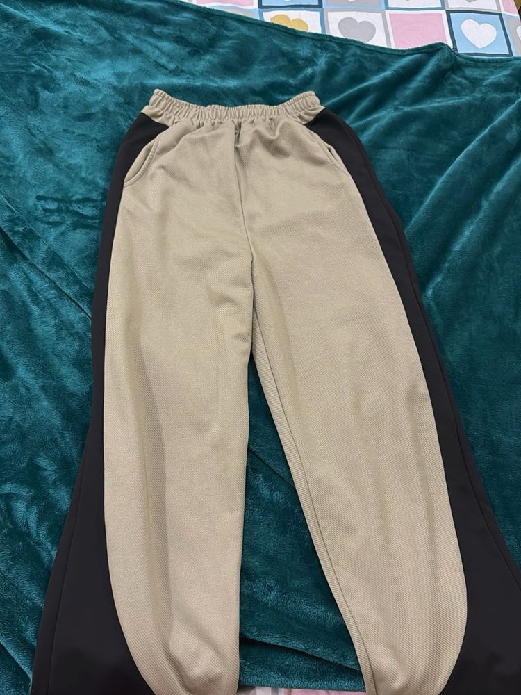 Two-Tone Casual Pants