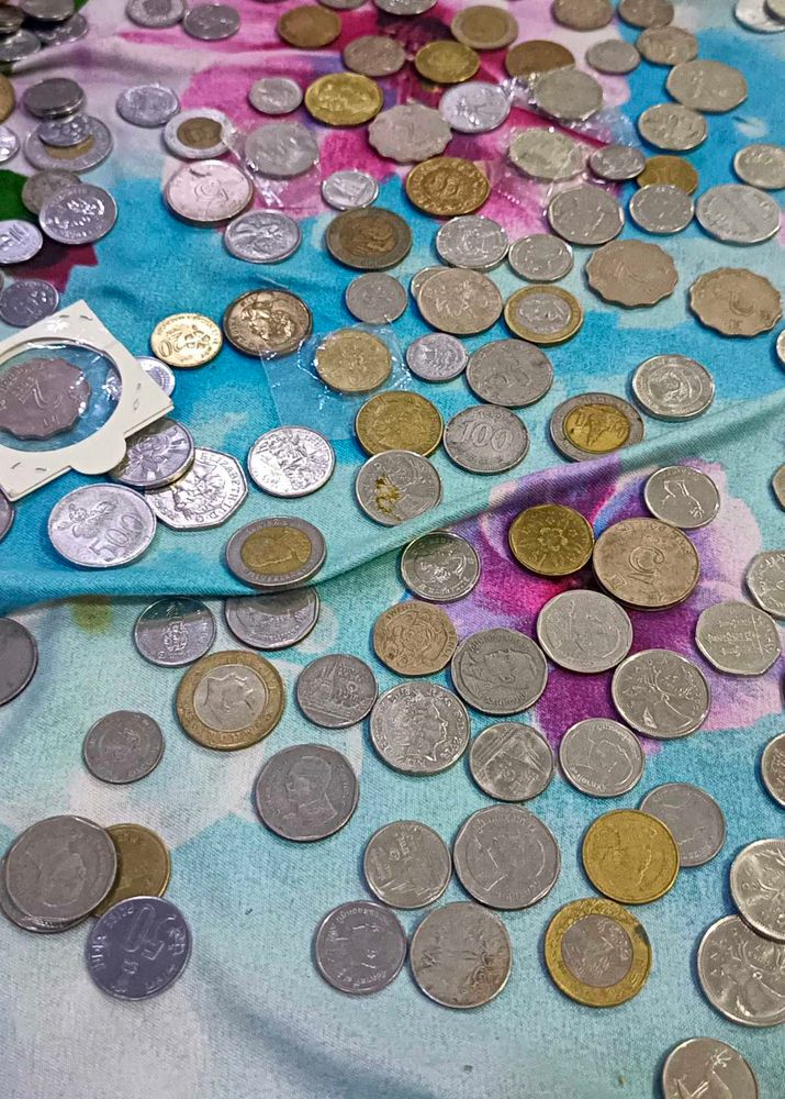 Mixed foreigner Coins Collection