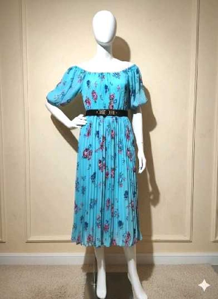 Floral Print Midi Dress XL size