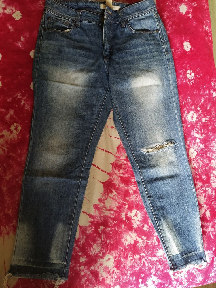 Blue Shaded Jeans Funky