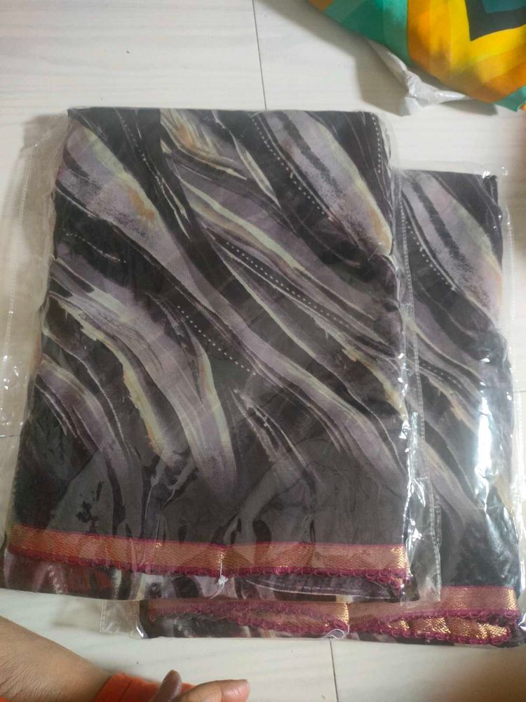 Elegant Patterned Saree
