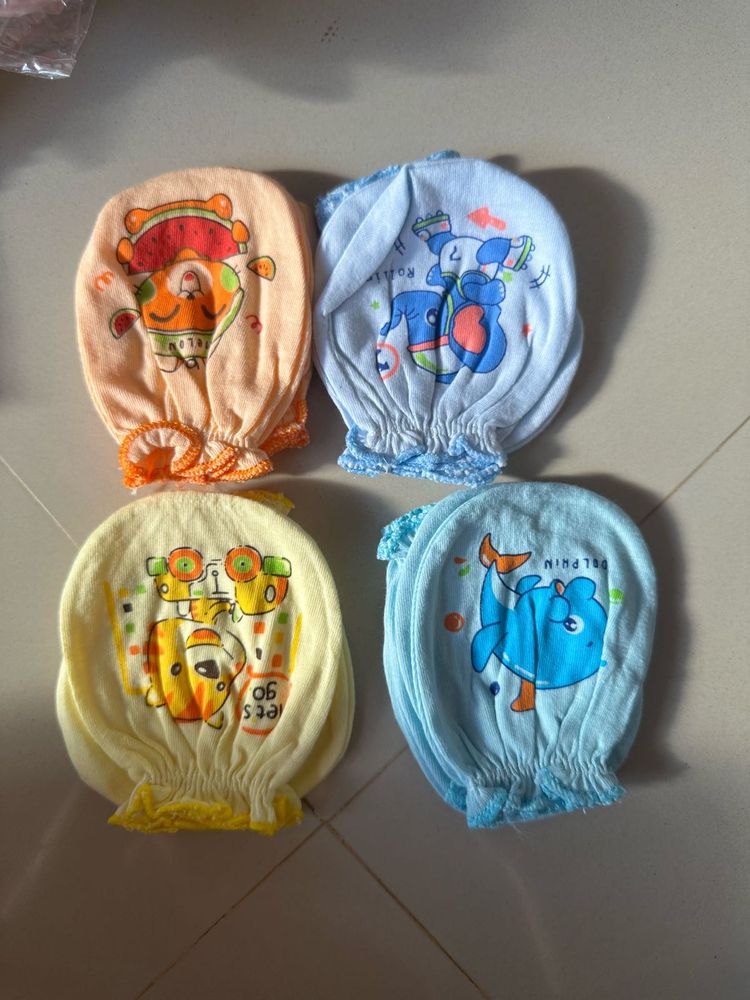 Baby Mittens Set (16 Pairs)