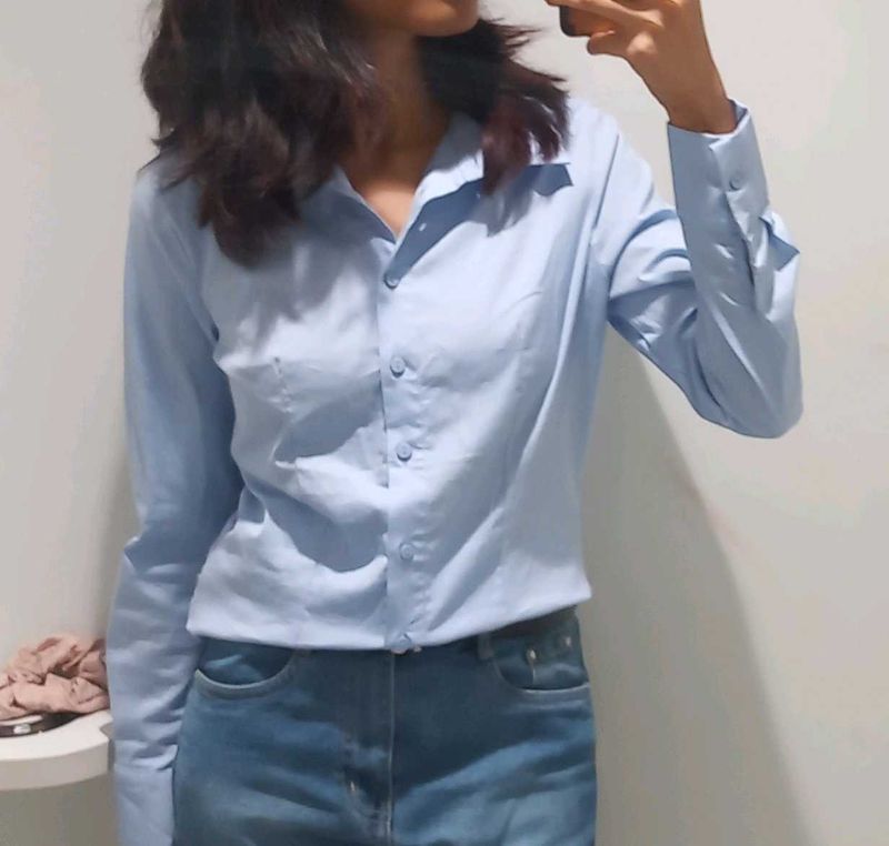 Light Blue Button-Down Shirt