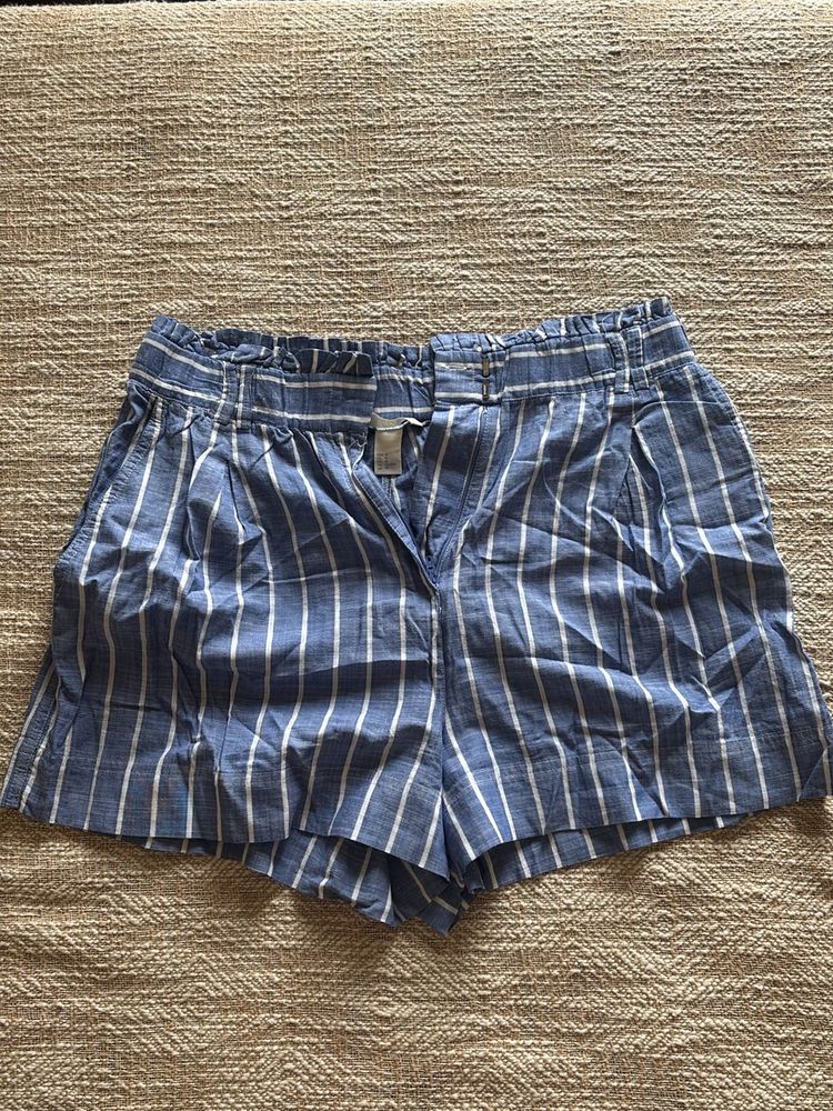 Blue Striped Shorts from H&amp;M
