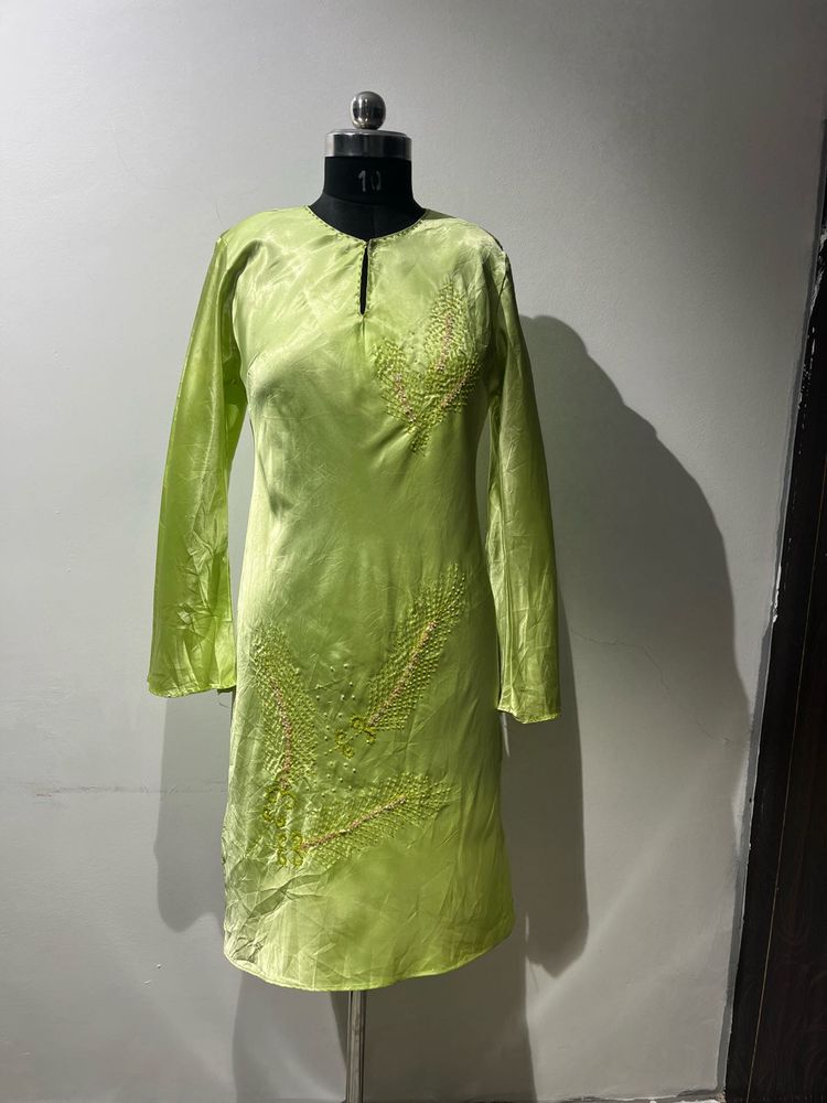 Neon colour Kurti