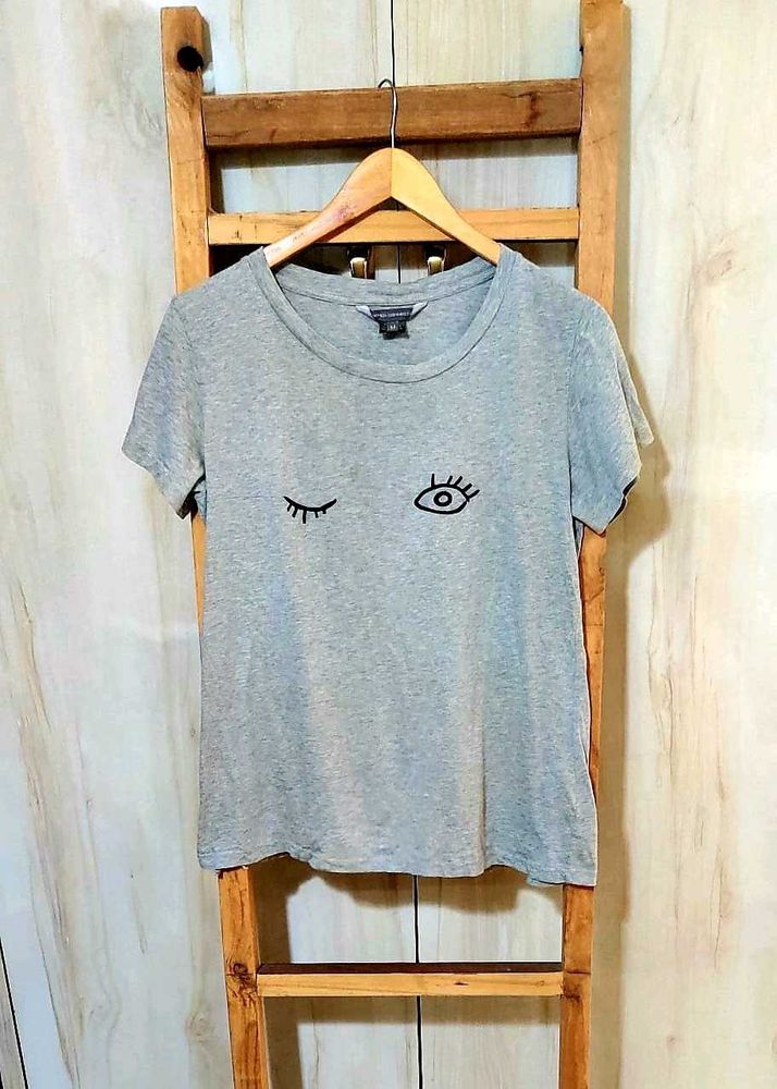 Grey Cotton Top Size-34-36