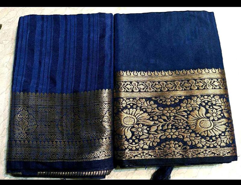 Soft Art Silk Saree With blouse Piece