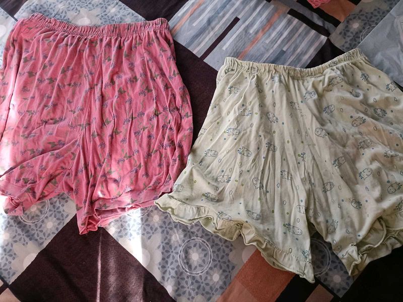 Combo Pack Of 2 Shorts For Women
