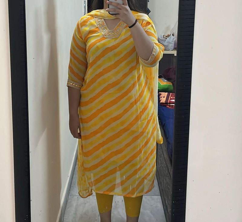 Yellow Kurti