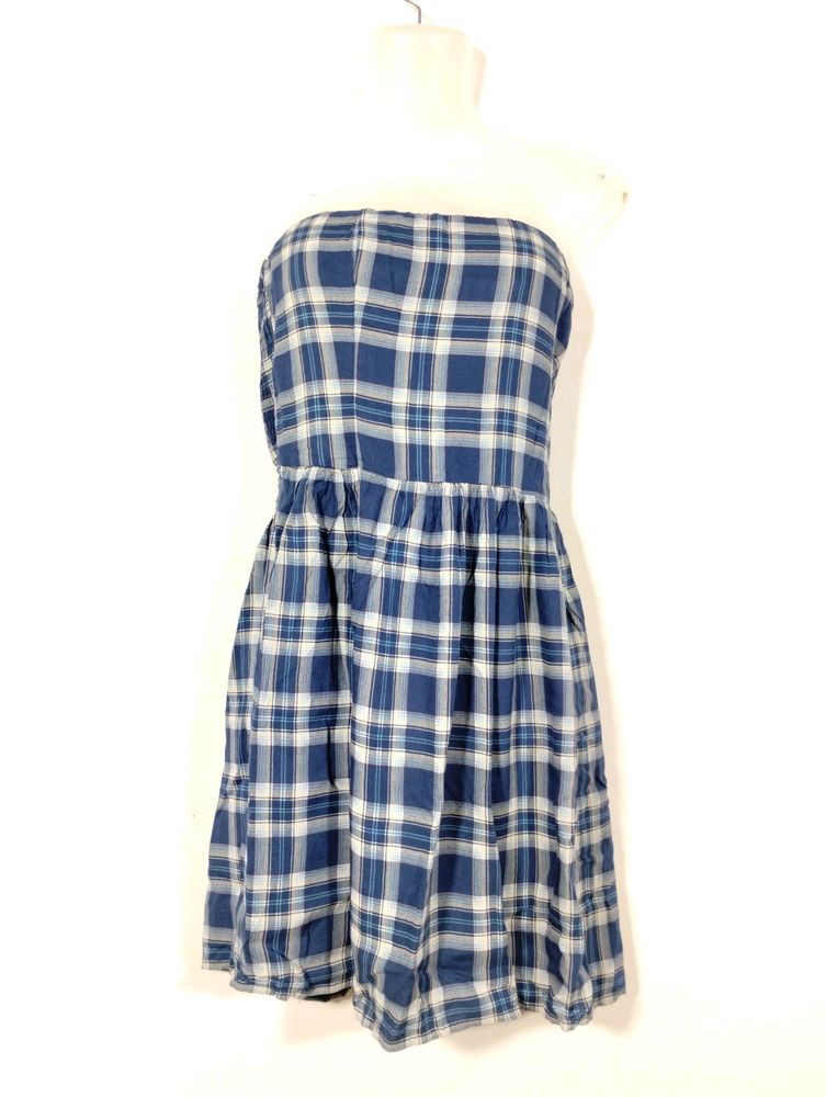 Hollister Navy Blue Tube Dress (Women)