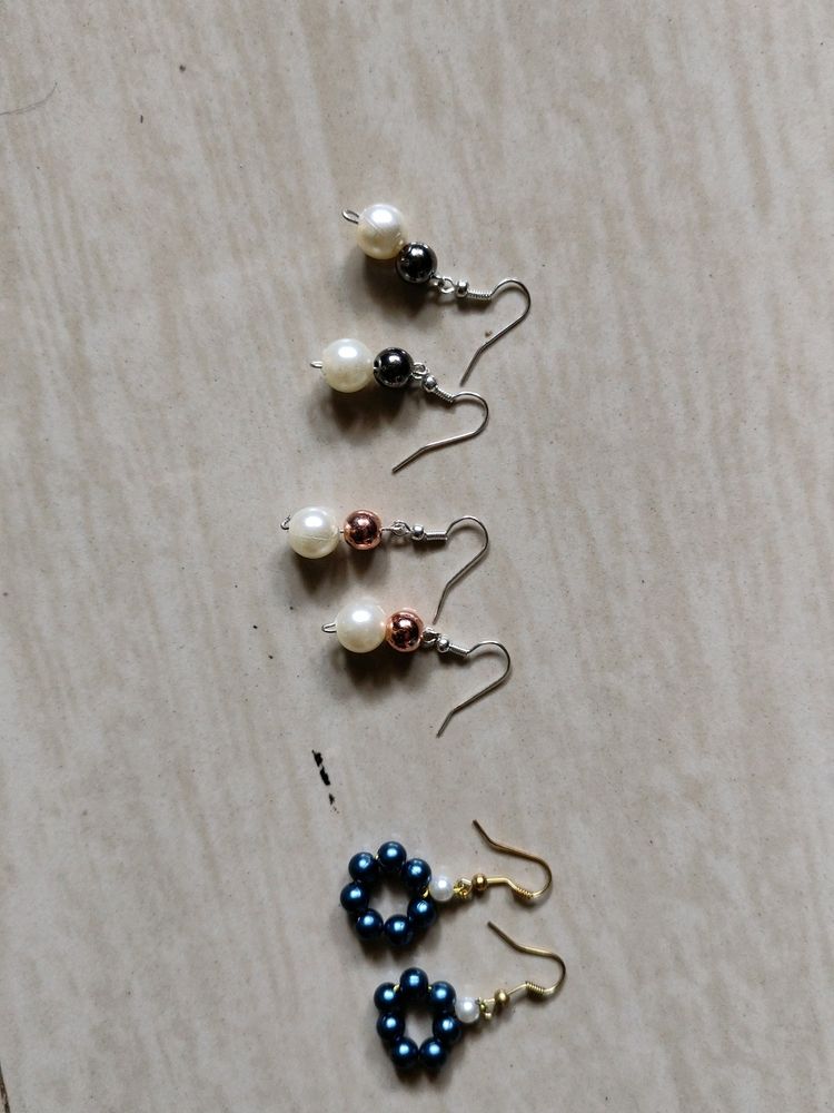 Handmade Earrings Set Of 3
