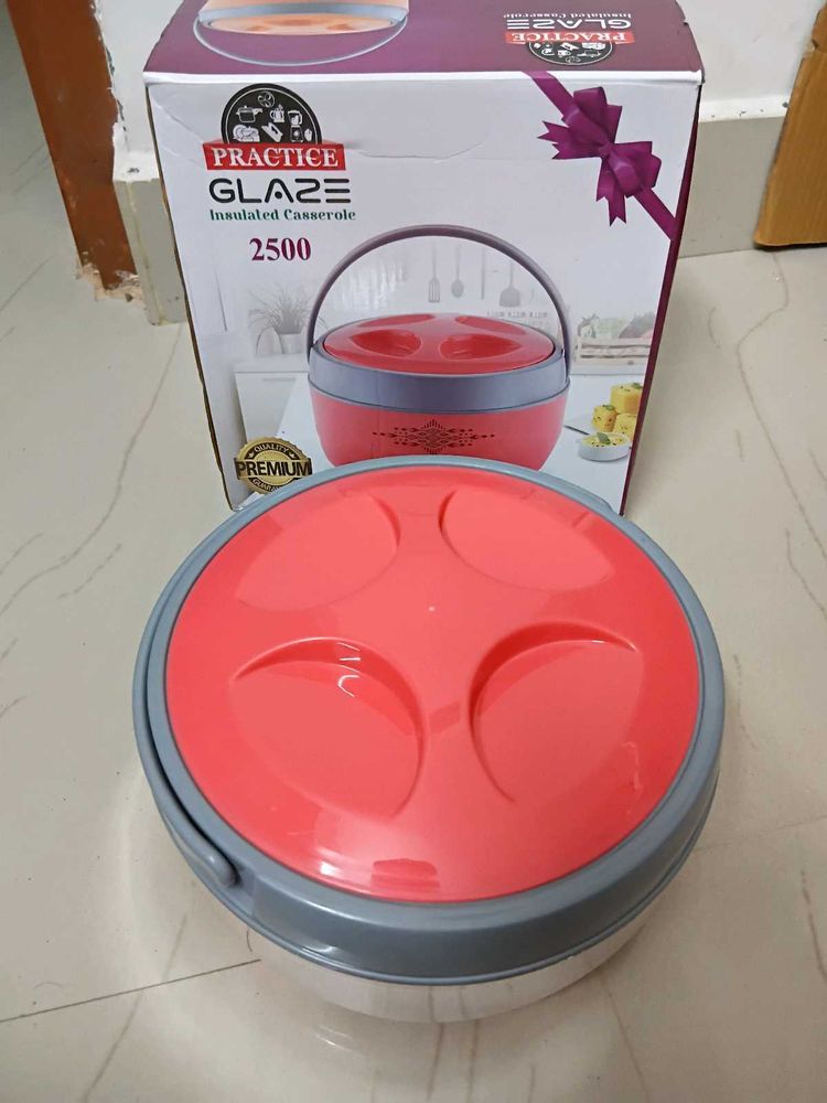 Practice Glaze Insulated Casserole 2500