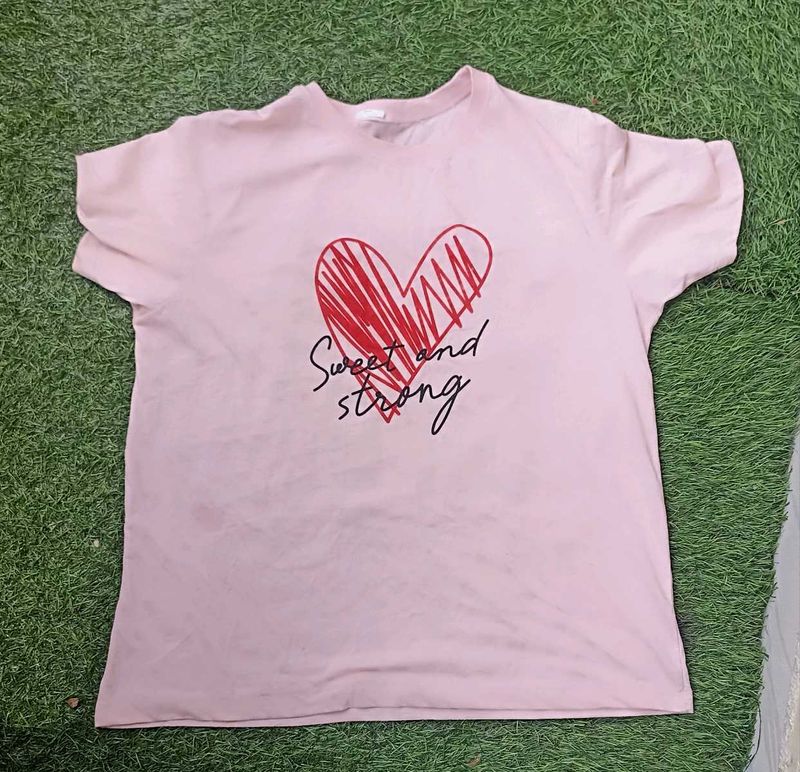 Pink Graphic T-Shirt
