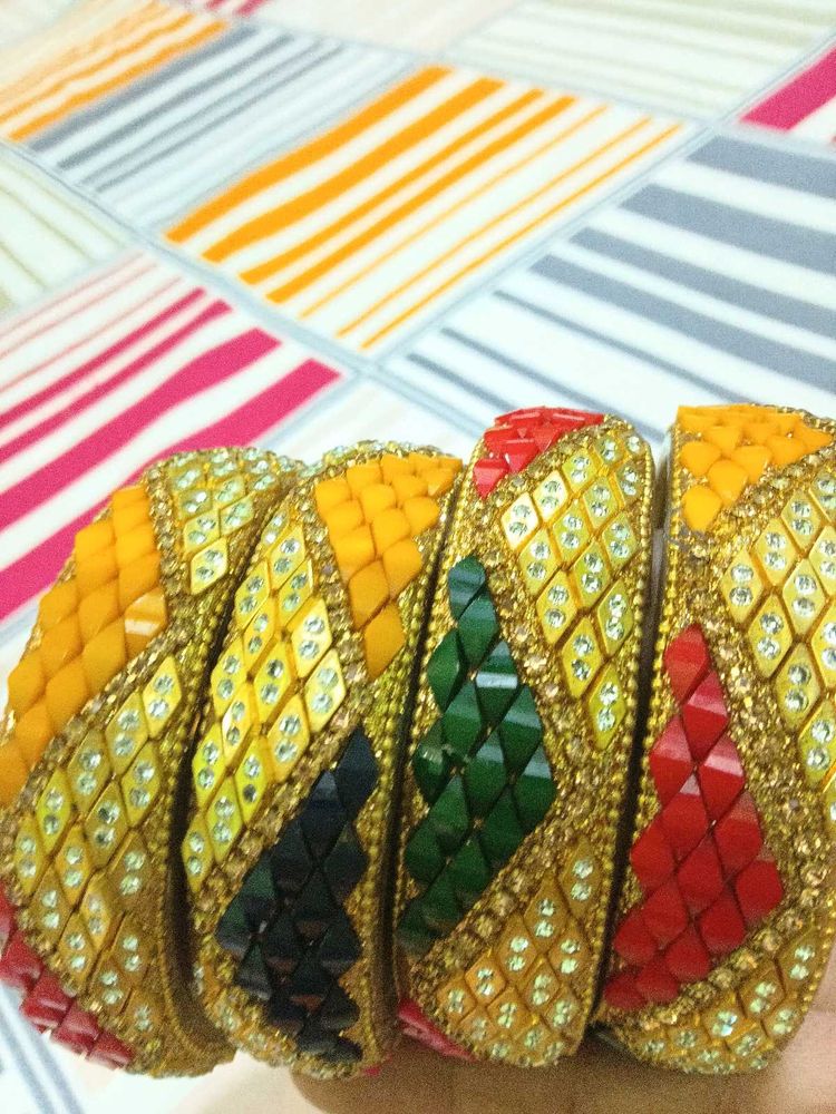 Colorful Stone Bangles