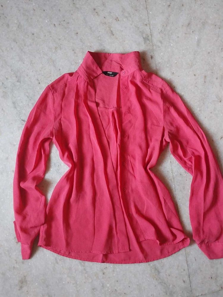 Coral Blouse