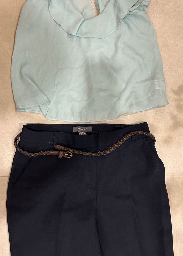 FOREVER 21 Blouse &amp; Primark Trouser Set