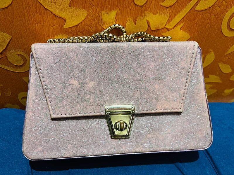 Abstract Lilac Shoulder Bag Clutch