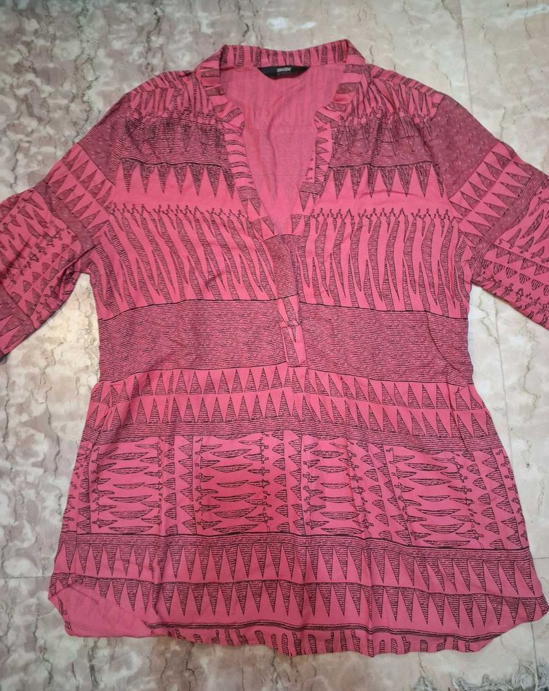 Printed Tunic Top