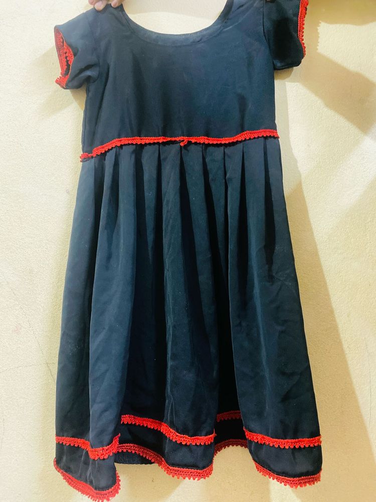 Cute Blue &amp; Red Dress