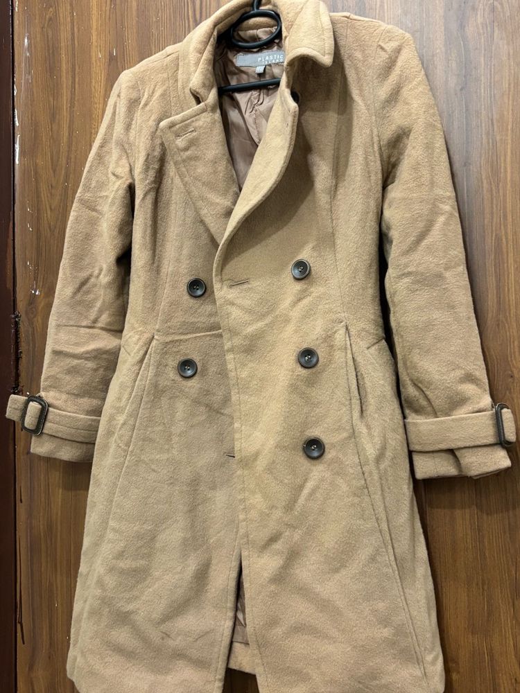 Elegant Tan Trench Coat