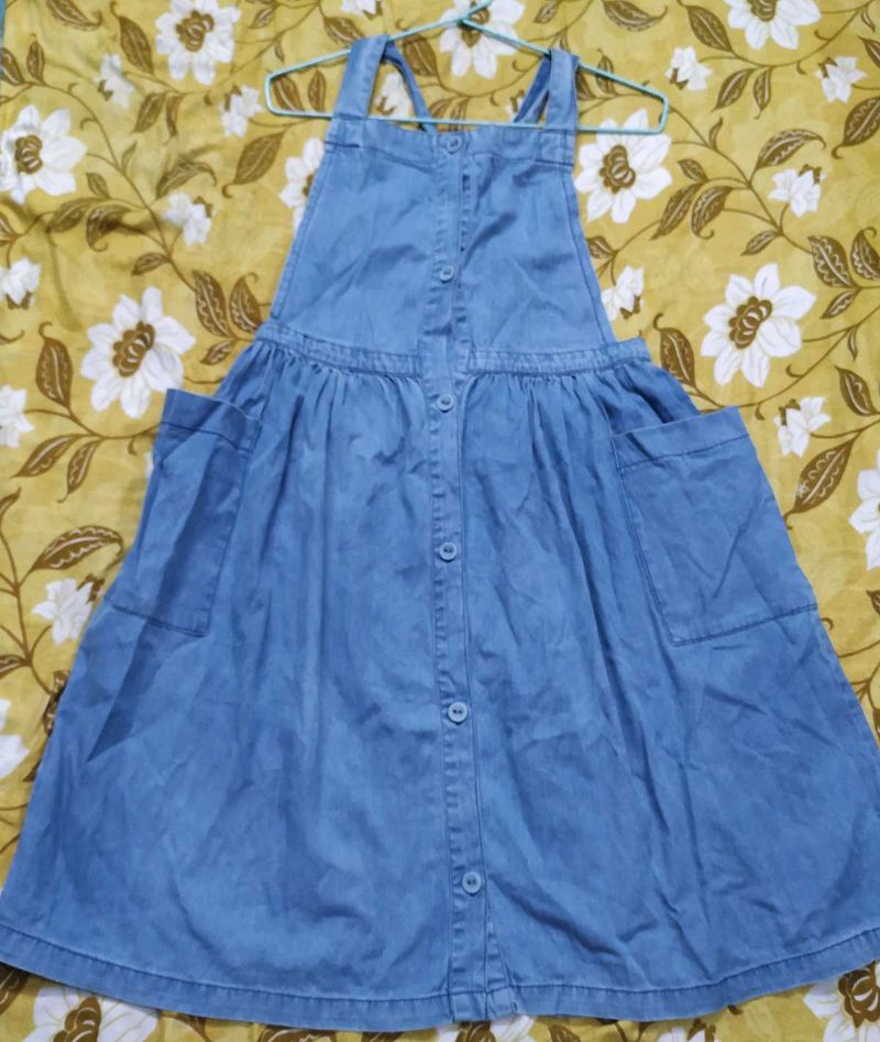 Denim Button-Up Dress