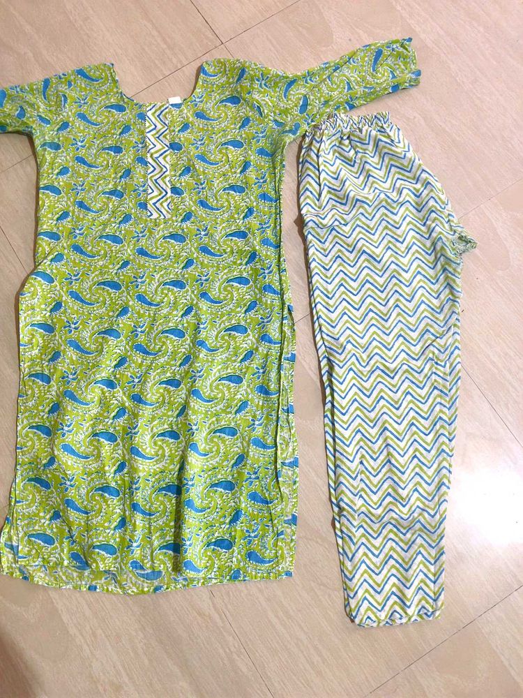 Printed Kurta Set
