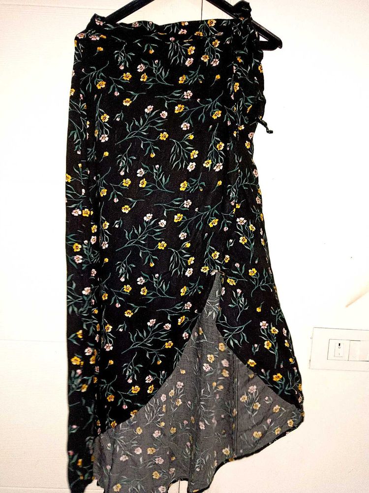 Floral Print Skirt