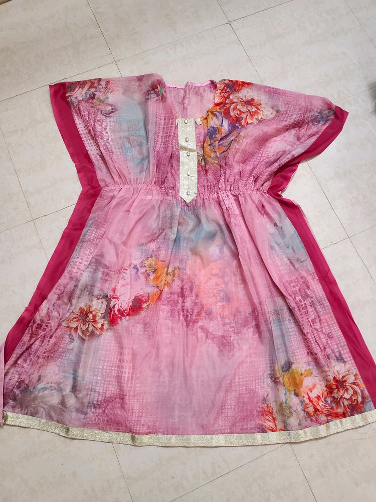 Chiffon Dupatta Kaftan