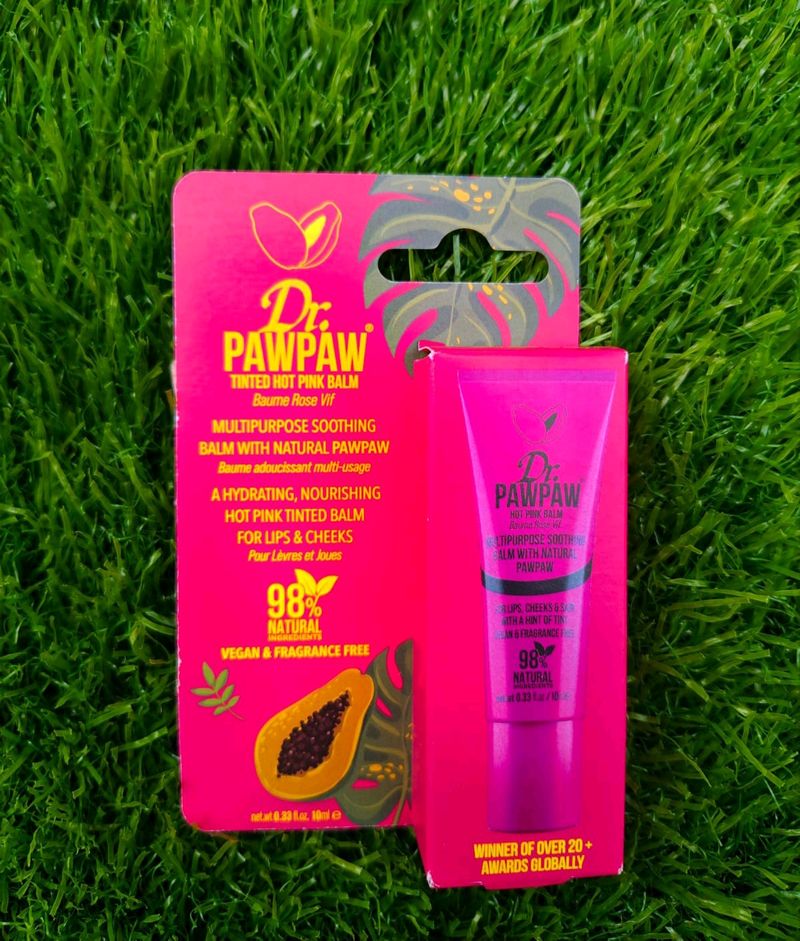 Pawpaw Tinted Hot pink Lipbalm