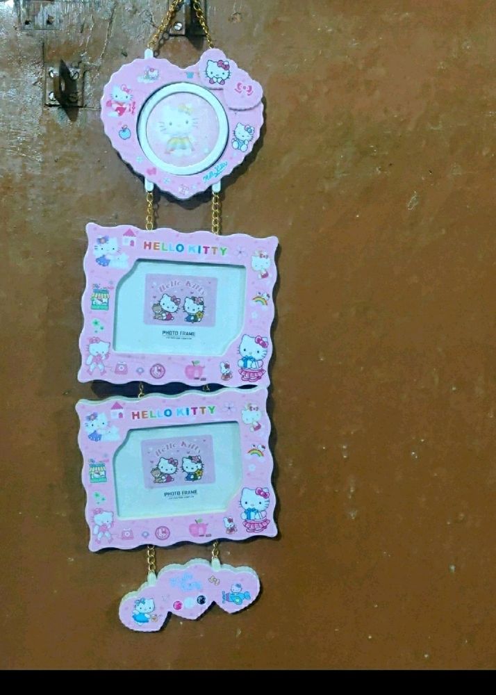 HELLO KITTY HANGING PHOTO FRAME