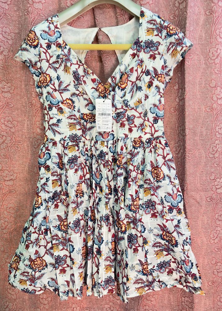 Floral Print Mini Dress