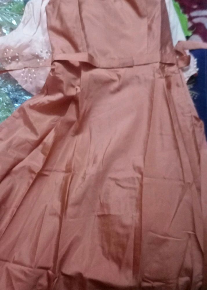 Brand New Sunset Gown - Pearls Design