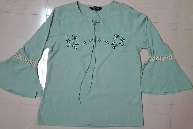 Floral Embroidered Top