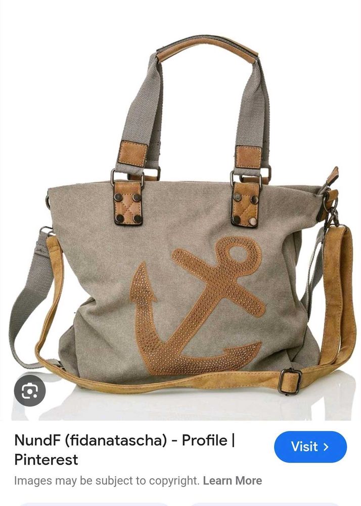NundF Anchor Tote Bag