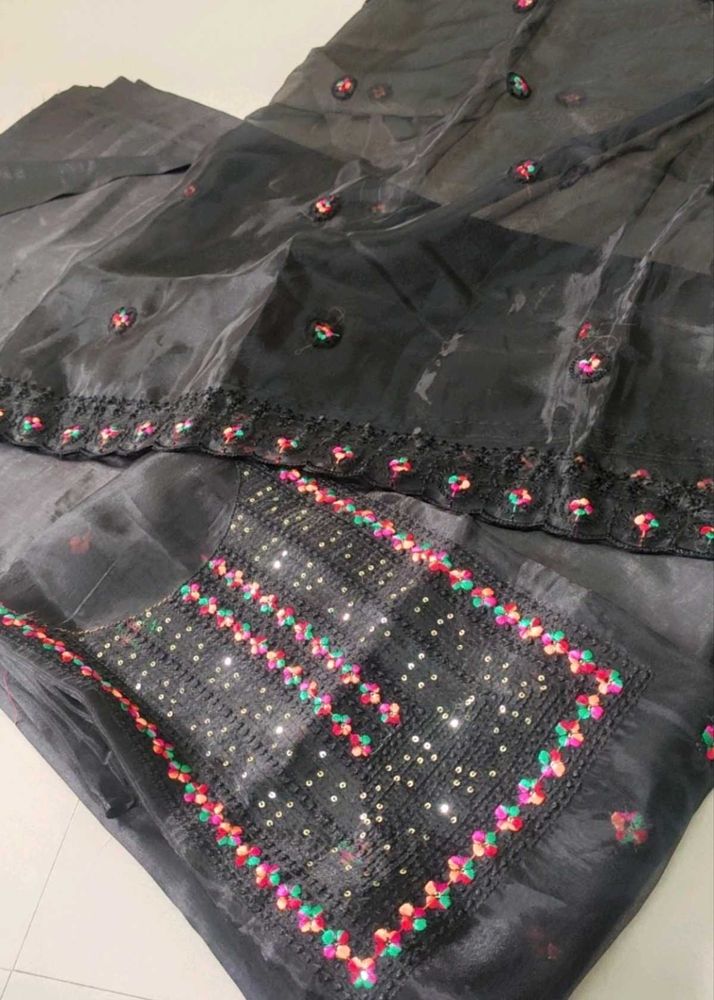 Organza Black Dress