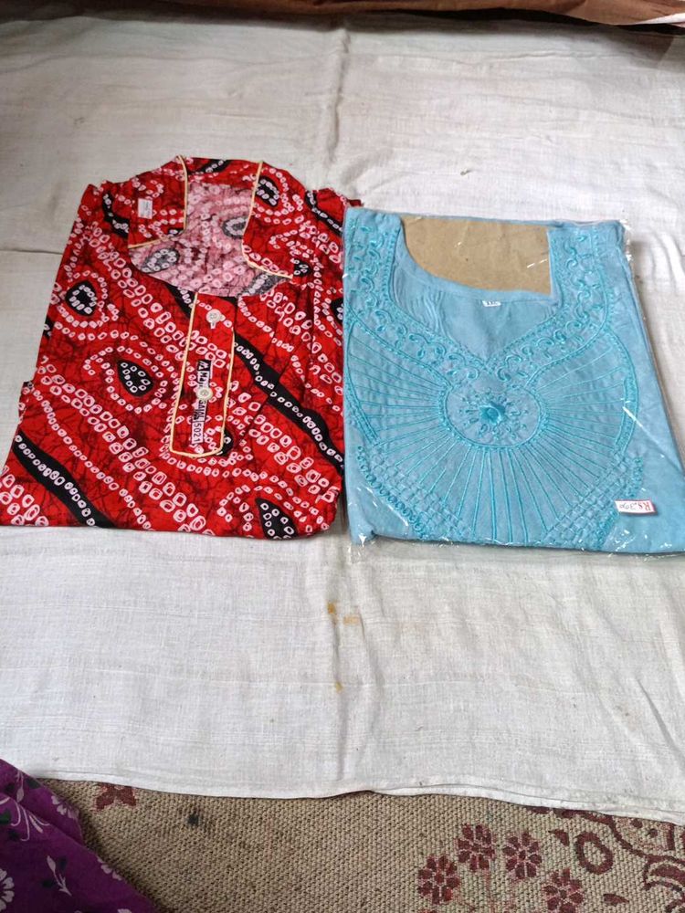 New Naity Kurti Combo Stock clearence Sale
