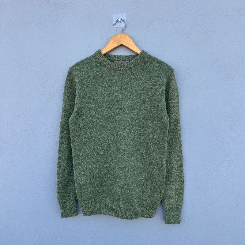 Green Wool Blend Sweater
