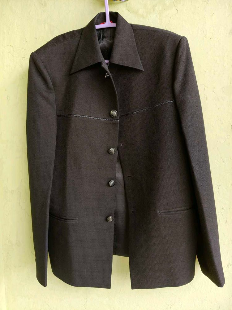 Black Collar Coat For Men&#39;s