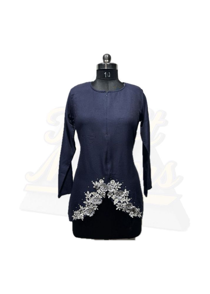 Elegant Navy Blue Kurta