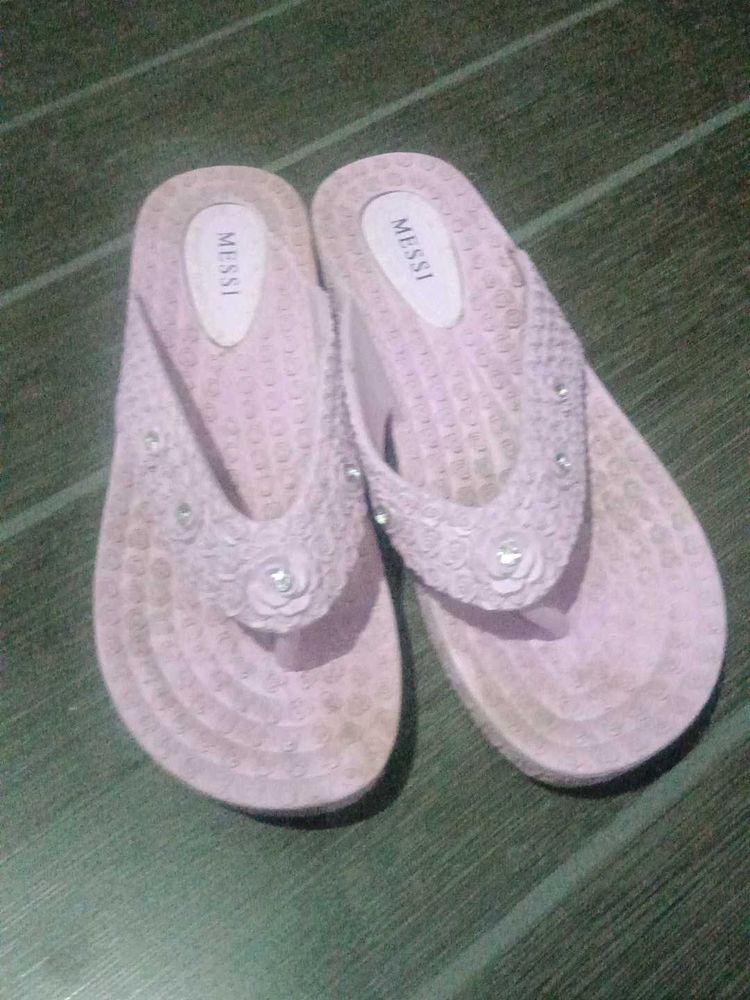 lavender Casual Slippers