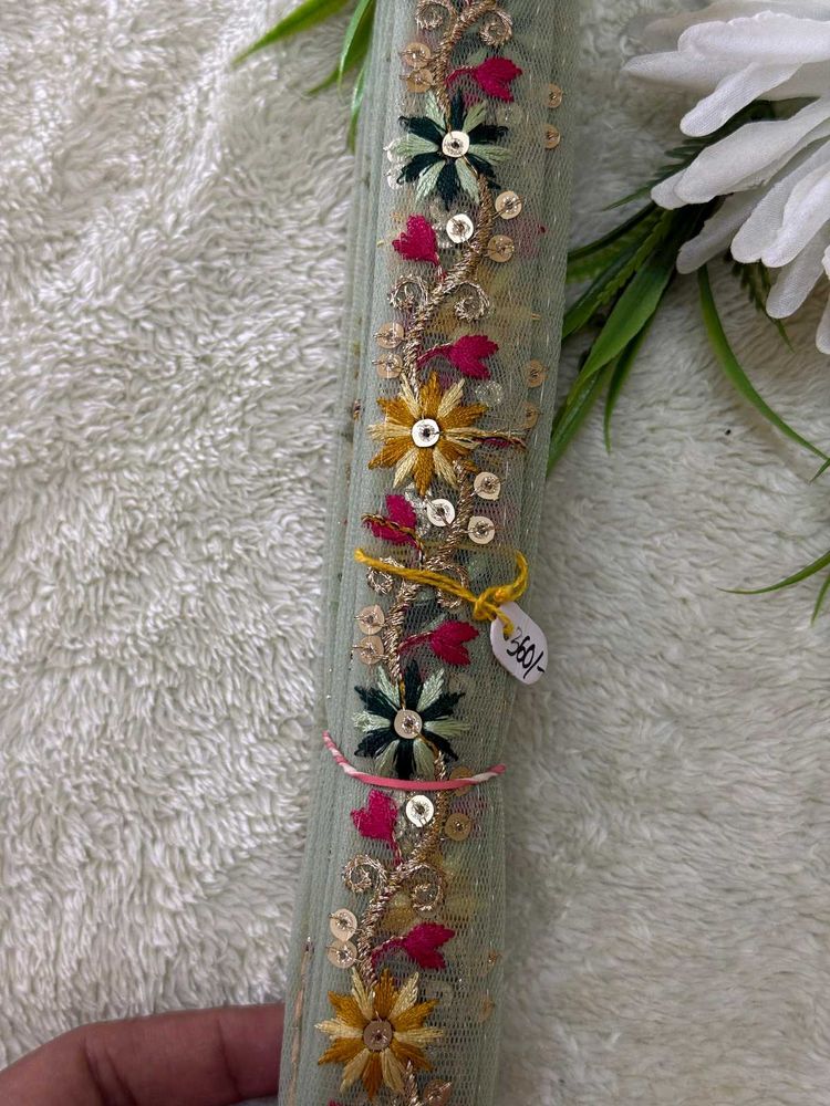 Embroidered Floral Lace
