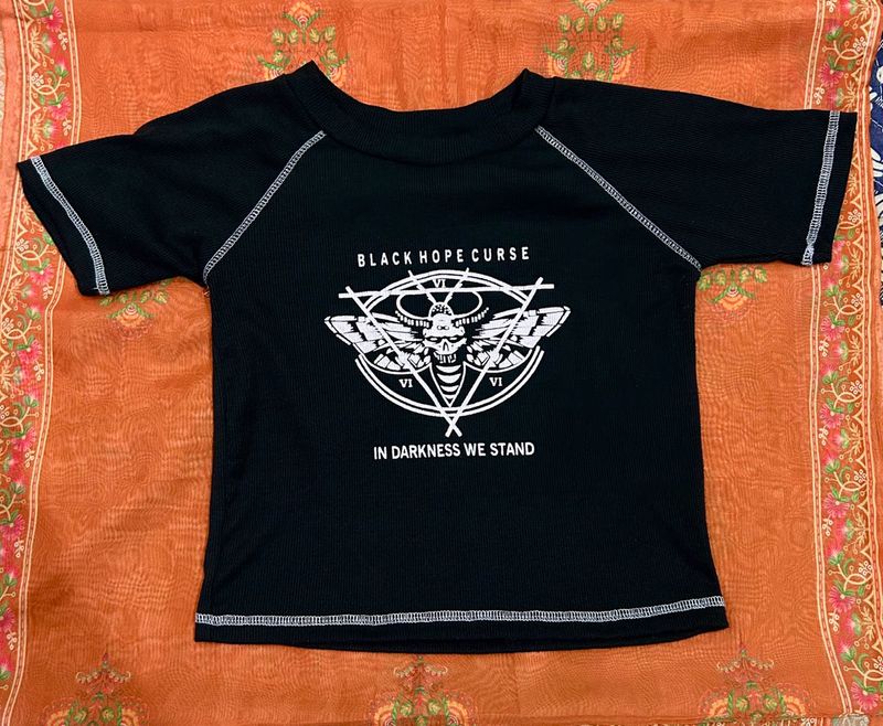 Black Crop Top