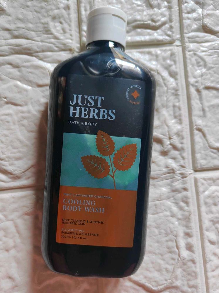 Just Herbs Deep Cleansing Cooling Body Wash