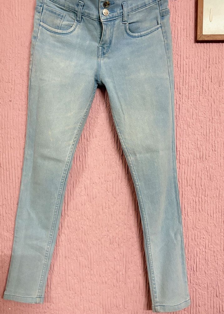 Classic Straight Fit Blue Jeans