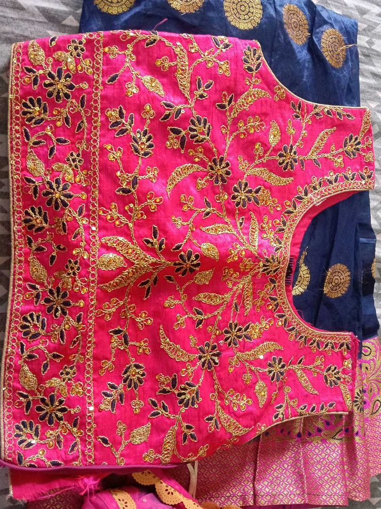 Pink Embroidered Blouse