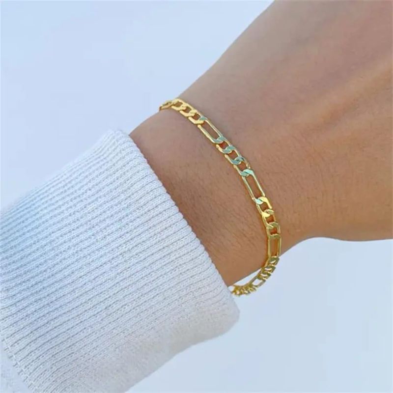 Mini Cuban Golden Bracelet Anti-tarnish